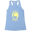 believe in nessie Racerback Tank