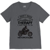 I Don't Need Therapy Just to Go Motorcycling V-Neck Tee