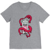 spray paint V-Neck Tee