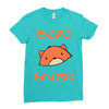 zero fox given Ladies Fitted T-Shirt