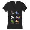 unicorn funny Women's V-Neck T-Shirt