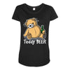 teddy beer Maternity Scoop Neck T-shirt