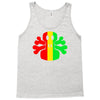 rasta skull and crossbones Tank Top