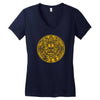 azteca wars Women's V-Neck T-Shirt
