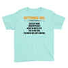 September Girl Hated By Many Youth Tee