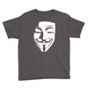 v per vendetta face film horror cinema&amp;tv Youth Tee