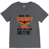 why do i swim why do you breath V-Neck Tee