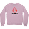 offensive t shirt shocker 3 fingers rude tee funny shirt Crewneck Sweatshirt