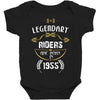 legendary riders are born in 1955 Baby Bodysuit