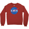 lies nasa logo Crewneck Sweatshirt