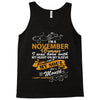 I'm a november woman I was born with my heart Tank Top