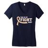 This Is My Fight Shirt Women's V-Neck T-Shirt