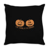 my pumpkins Throw Pillow
