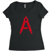 alphabet Women's Triblend Scoop T-shirt