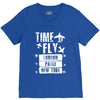 TIME TO FLY TO LONDON PARIS NEW YORK V-Neck Tee