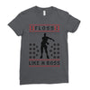 floss like a boss Ladies Fitted T-Shirt
