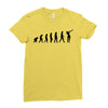 evolution fortnite Ladies Fitted T-Shirt