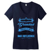 They Call Me Grandad Partner In Crime Funny Women's V-Neck T-Shirt
