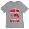 short and fat V-Neck Tee