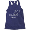 sheldon's spot Racerback Tank