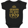 queens are born in 1970 Baby Bodysuit