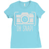 oh snap Ladies Fitted T-Shirt