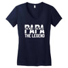 PAPA The Man The Myth The Legend T-Shirt Women's V-Neck T-Shirt