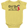 i'm that crazy girl who loves betty boop a lot Baby Bodysuit