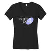 friend zone Women's V-Neck T-Shirt