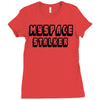 myspace stalker Ladies Fitted T-Shirt