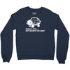 always late worth wait funny turtle tee Crewneck Sweatshirt