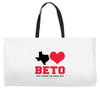 Texas Loves Beto Weekender Totes