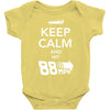 keep calm and hit 88 mph time travel Baby Onesie