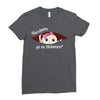 December Peeking Out Baby Girl in Spanish Ladies Fitted T-Shirt