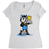 fox b Women's Triblend Scoop T-shirt