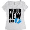 proud new boy Women's Triblend Scoop T-shirt