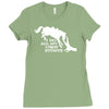 i do all my own stunts horse Ladies Fitted T-Shirt