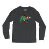 raphael meets mario Long Sleeve Shirts