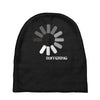 buffering  funny retro loading computer console fashion party Baby Beanies