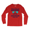 awesome civil engineer looks like Long Sleeve Shirts