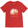 i give zero fox V-Neck Tee