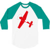 pilot flieger airplane flugzeug extra300 rc flyer 3/4 Sleeve Shirt