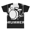 drummer drum kit indie rock music All Over Men's T-shirt