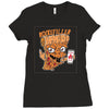 pizzaa monster Ladies Fitted T-Shirt