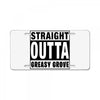 straight outta greasy grove License Plate