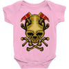 skull axe Baby Onesie