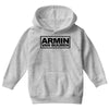 armin van buuren black logo Youth Hoodie