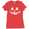 jack o lantern Ladies Fitted T-Shirt