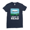 i want to read Ladies Fitted T-Shirt