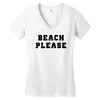 Beach Please Women's V-Neck T-Shirt